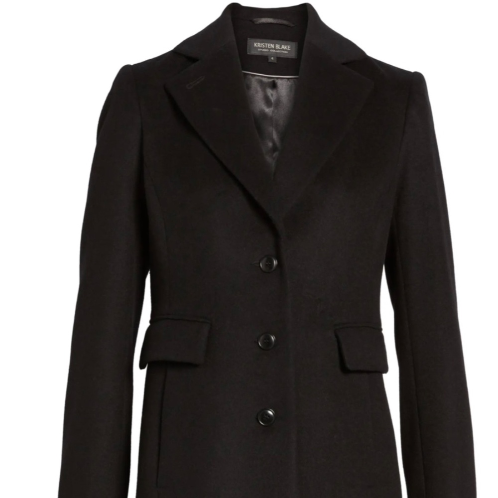 Walking Coat  Black and Beige